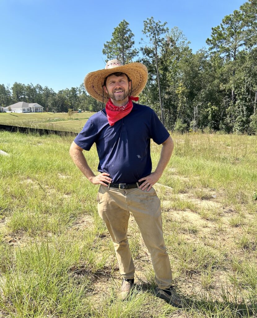 Donald Furlong owner and operator of natural landscape creations fairhope alabama