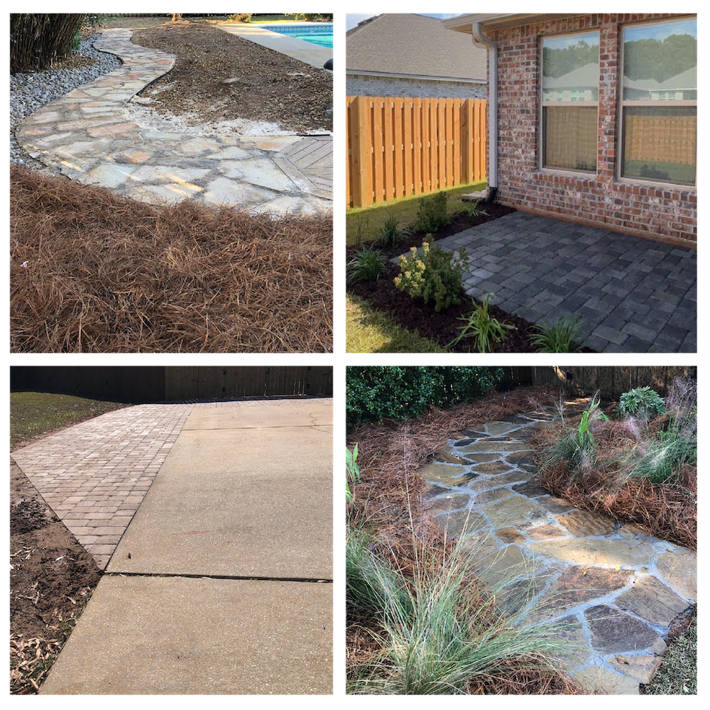pathway installation at natural landscape creations