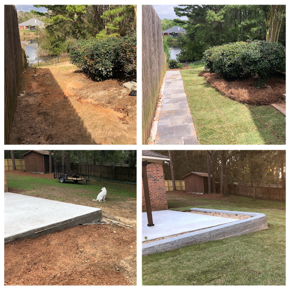 sod installation at natural landscape creations